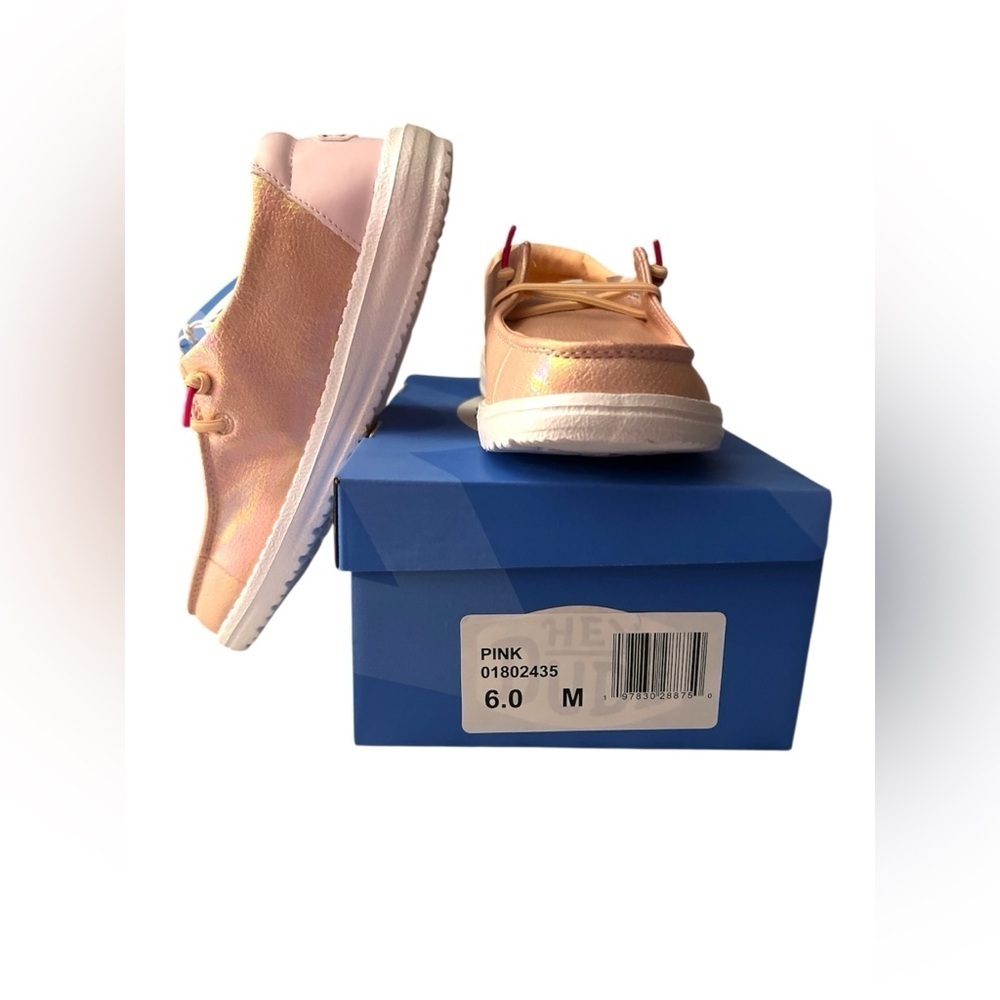 Hey Dude Pink Sneakers Casual Slip-On